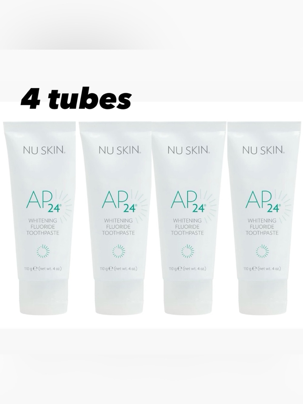 4 pack - NuSkin AP24 Whitening Toothpaste Exp 11/2027